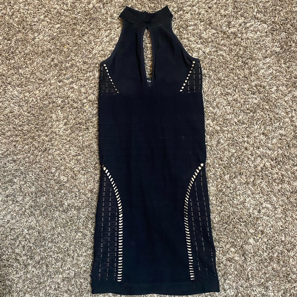 Bebe Halter Mini Dress